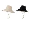 ZIIVIEVS Double Sided Fisherman hat, Oversized Brim, Sun Protection and Shading hat, Women's Sun hat (Color : Black, Size : One Size) view 1