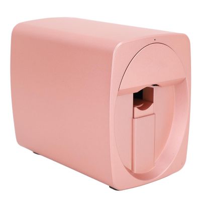 SIXRUN Nail Printer Smart App Control Camera Identification Portable DIY Nail Art Color Printing Machine for Home Travel Party Portable Nail Printer (Rose Gold)