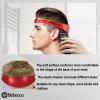 Bebeeco Fade Guide for Men Haircut, Adjustable Hair Trimming Guide Neckline Shaving Template Silicone Curved Haircut Band Self Hair Trimming Guide Band for DIY Home Haircuts (Red) view 2