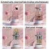 AMYESE 2025 Makeup Brush Cleaner, Automatic Makeup Brush Cleaning Machine, 3-in-1 Electric Beauty Brush Cleaner, Air Drying and Dust-proof Organizer, Makeup Brush Tool, Great Gift for Makeup Friends view 2