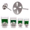 BEIDUOYANG Stainless Steel Sanding Paper 15mm 20mm 25mm Metal Disc Disk Pedicure Burr Feet File Calluse Sandpaper Nail Drill Bit Pedicure Drill Bit Foot File Callus Remover Dead Skin Remover view 3