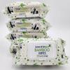 Baby Wipes, Biodegradable Bamboo Organic Wet Wipes Tissue, 99% Pure Water, Natural Fragrance, Soft Skin view 1
