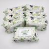 Baby Wipes, Biodegradable Bamboo Organic Wet Wipes Tissue, 99% Pure Water, Natural Fragrance, Soft Skin view 2