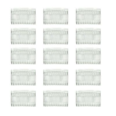 15pcs Ponytail Holder With Transparent Light Practical Hair Comb For Hot Girls Hair Styling Ponytail Holder For Girls Hair Co