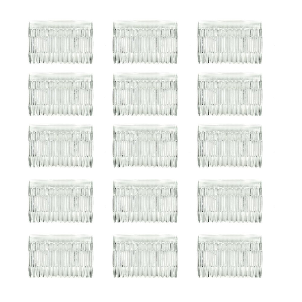 15pcs Ponytail Holder With Transparent Light Practical Hair Comb For Hot Girls Hair Styling Ponytail Holder For Girls Hair Co