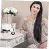 Beavorty 2pcs Light Makeup Powder Puff Box Mirror Reusable Pressed Loose Powder Case Travel Daily Setting Holder view 2