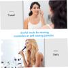 Beavorty 2pcs Light Makeup Powder Puff Box Mirror Reusable Pressed Loose Powder Case Travel Daily Setting Holder view 3