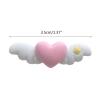 10pcs Cute Heart Wing Hairpins Hot Girls Duckbill Hair Clip Spring Summer Y2k Ponytail Bang Hair Clip For Woman Hair view 3