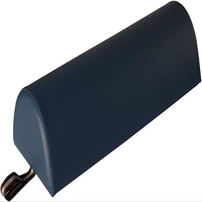 Master Massage Massage Bolster,Pillow Cushion Pillow, PU Upholstery, 100% Memory Foam, for Massage/Spa/Beauty/Tattoo/Back Pain Relief (Royal Blue, 6'' Half Round)
