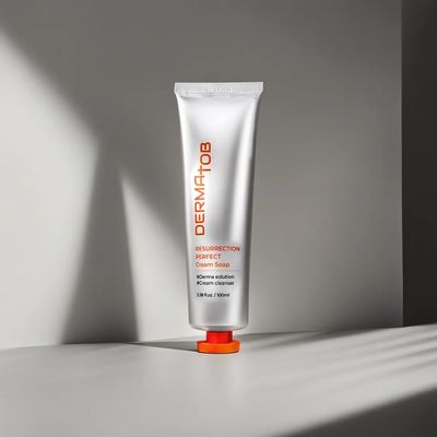 Dermatob Total Renewal Facial Cleanser: 3-in-1 Moisturizing Deep Gentle Cleansing Foam with Dual Exfoliation & Purifying Technology for Radiant Skin, 100ml / 3.36 fl oz