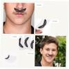 FOMIYES 20pcs Nose Hair Removal Wax Stickers Easy to Use Facial Hair Remover for Adults Strong Adhesive Beard Shaped Strips for Nose Cleaning view 3