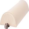 Master Massage Massage Bolster,Pillow Cushion Pillow, PU Upholstery, 100% Memory Foam, for Massage/Spa/Beauty/Tattoo/Back Pain Relief (Cream, 6'' Half Round) view 2