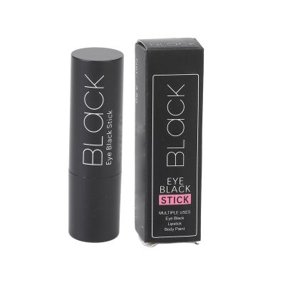 NSXAYIWE Halloween Costume Makeup Stick,3.8g Black Lipstick Lip Gloss for Face Body Paint Stick, Eye Black Stick for Sports Makeup and Halloween Cosplay