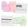 Ipetboom 3pairs Protective Ear Covers for Hair Dye Water Resistant Heat Shielding Reusable for Adults Boys and Girls view 3