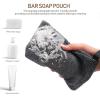 Didiseaon 4Pcs Soap Pocket Exfoliating Soap Saver Pouch Foaming for Bath Shower Exfoliating Body Scrubber Sponge view 3