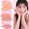 BBIA Ready To Wear Downy Cheek Cream Blush 2P Set (08 DOWNY ROSY + 02 DOWNY PEACH) / Blendable and Lightweight Cheek Makeup, Highly Pigmented with Long Wearing Formula view 4