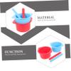 Beaupretty 2pcs Silicone Bowl for Wax Melt Warmer Hair Removal Wax Warmer Bowl Stirring Stick Non-stick Replacement Silicone for Diy Beauty Tool view 3
