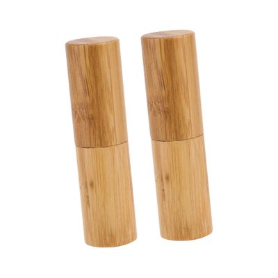 Beavorty 2pcs Lip Balm Tubes Rustic Empty Lipstick Containers for Lip Gloss Diameter Golden Finish for Handmade Cosmetics and Travel