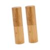Beavorty 2pcs Lip Balm Tubes Rustic Empty Lipstick Containers for Lip Gloss Diameter Golden Finish for Handmade Cosmetics and Travel view 1
