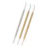 3 PCS Dual-Ended Lash Lift Perm Tools Set,Stainless Steel Lash Separator Tool,Professional Eyelash Comb Lash Separator for Enhance Captivating Eyelashes view 1