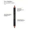 Arches & Halos Brow Highlighting and Concealer Crayon - Coco - Shaping and Shimmer Eyebrow Stick and Highlighter Duo - Soft, Ultra Creamy Formula - Define, and Sculpt for Sharp Brows - 0.176 oz view 2