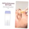 2pcs Depilatory Wax Storage Bottles Compact ABS for Home Salon view 2