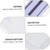 2pcs Depilatory Wax Storage Bottles Compact ABS for Home Salon view 3