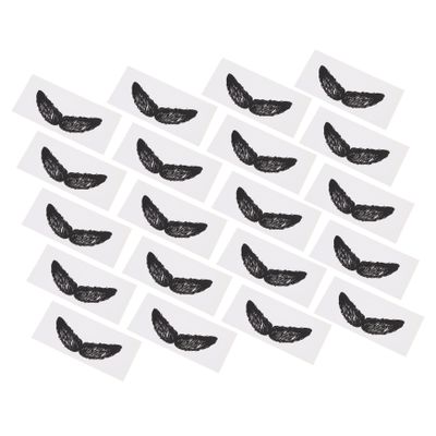 FOMIYES 20pcs Nose Hair Waxing Stickers for Safe and Painless Hair Removal Convenient Depilation Beard Protectors Essential Mustache Styling Tool for Daily Grooming