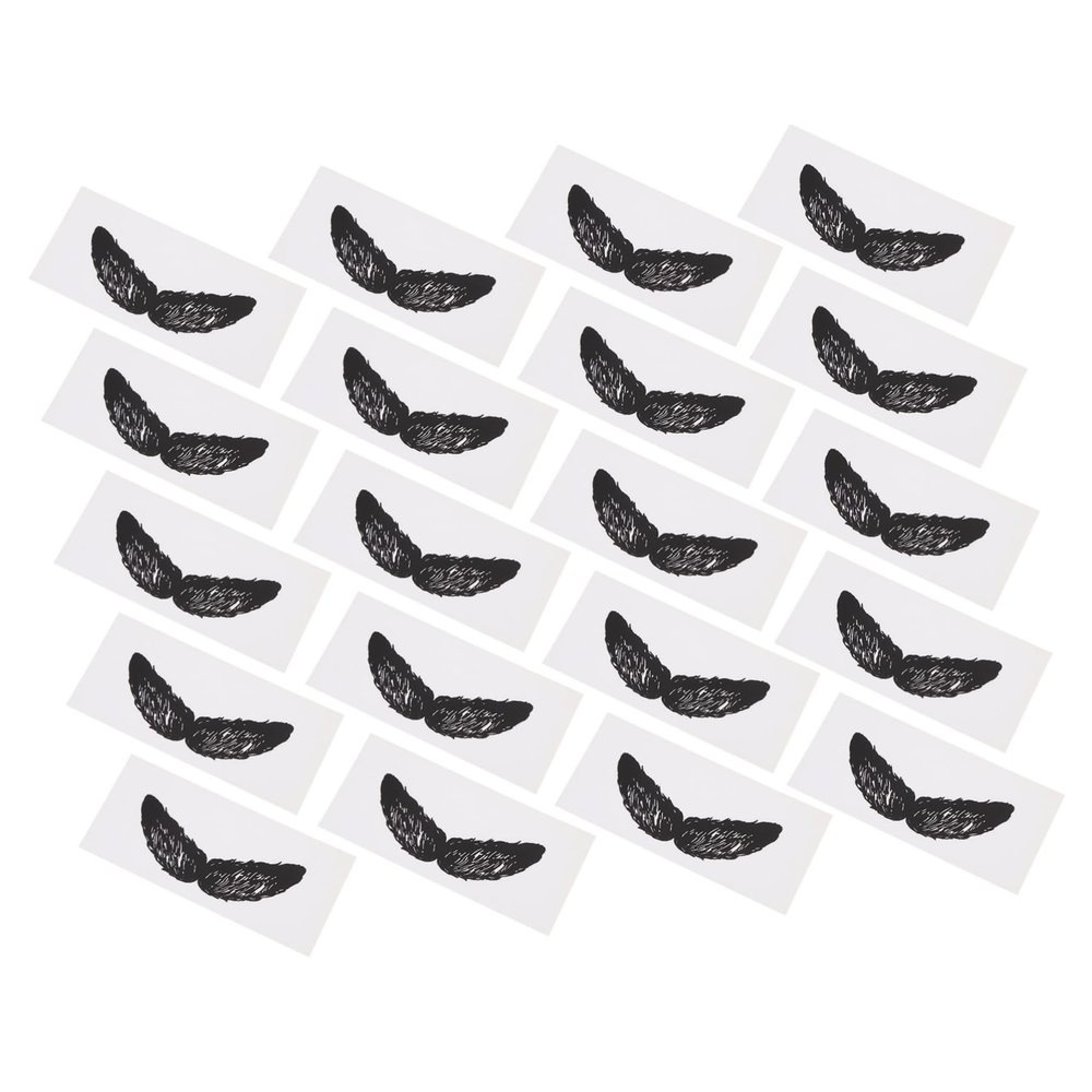 FOMIYES 20pcs Nose Hair Waxing Stickers for Safe and Painless Hair Removal Convenient Depilation Beard Protectors Essential Mustache Styling Tool for Daily Grooming