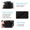 0.4 cm Width 14 Inch 60 Strands Human Hair Loc Extensions, Natural Black 100% Full Handmade Permanent Real Human Hair Dreadlock Extensions for Women/Men/Kids Can Be Dyed Bleached Curled Twisted view 4