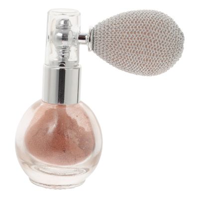 FOMIYES Body Glitter Spray for Face Hair Body Shimmering Highlighter Gloss Bronze Portable Quick-Drying Glitter Powder for Festivals Parties Everyday Use