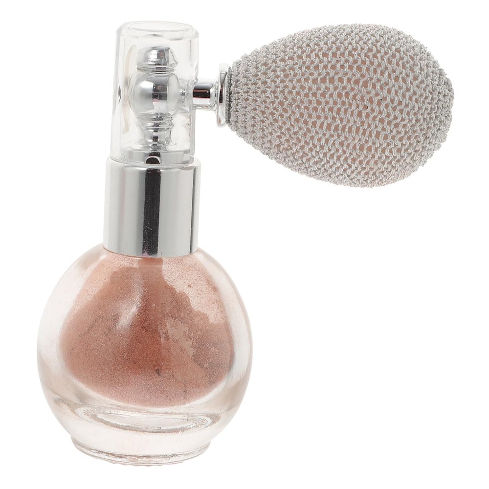 FOMIYES Body Glitter Spray for Face Hair Body Shimmering Highlighter Gloss Bronze Portable Quick-Drying Glitter Powder for Festivals Parties Everyday Use