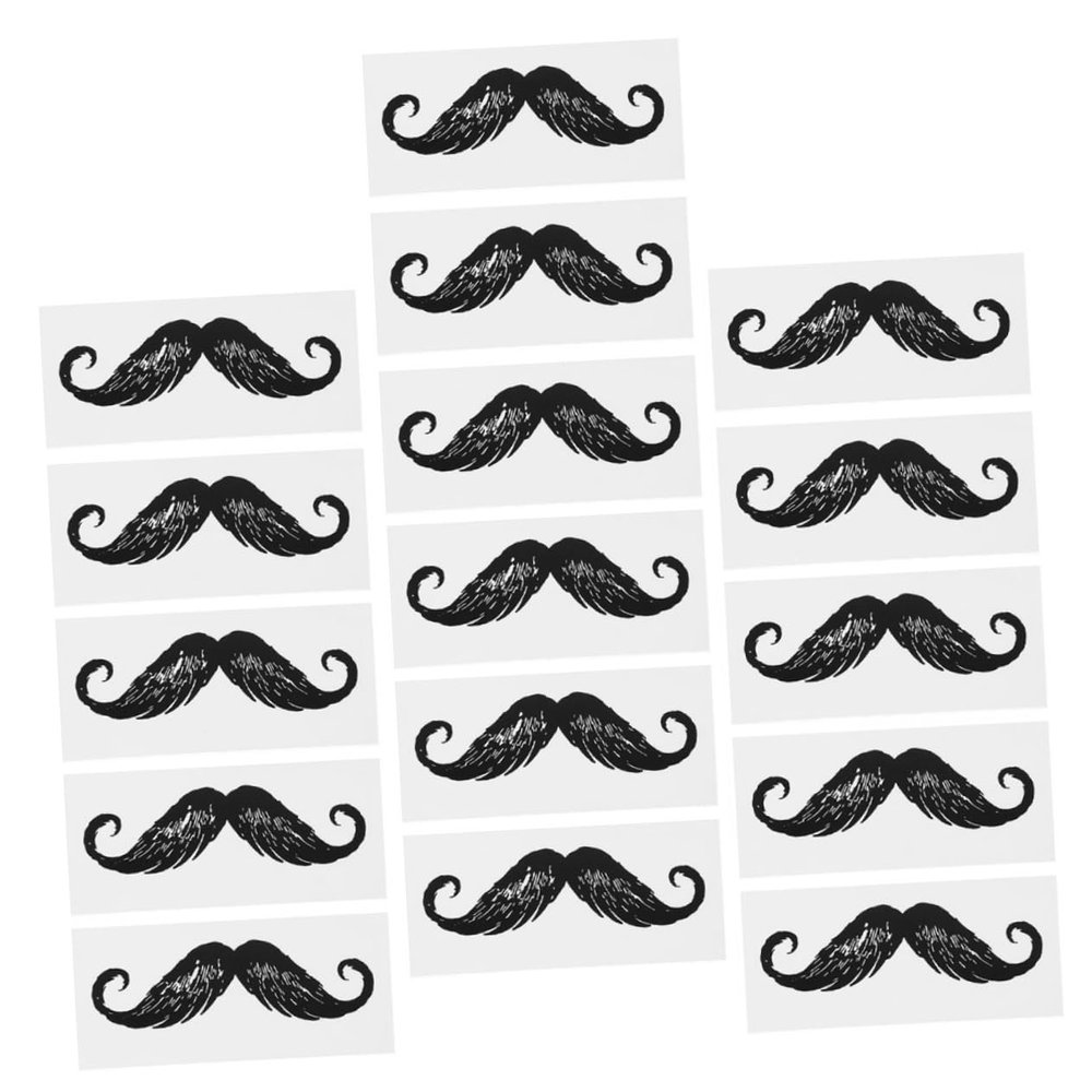 FOMIYES 16pcs Stickers Nose Hair Removal Tool Personal Care Supplies Depilation Tool Nose Hair Wax Sticker Nose Hair Remover Removal Sticker Hair Removal Beard Sticker Mustache Protector, Black