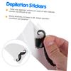 FOMIYES 16pcs Stickers Nose Hair Removal Tool Personal Care Supplies Depilation Tool Nose Hair Wax Sticker Nose Hair Remover Removal Sticker Hair Removal Beard Sticker Mustache Protector, Black view 2