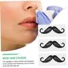 FOMIYES 16pcs Stickers Nose Hair Removal Tool Personal Care Supplies Depilation Tool Nose Hair Wax Sticker Nose Hair Remover Removal Sticker Hair Removal Beard Sticker Mustache Protector, Black view 3