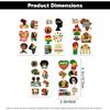 10 Sheets Juneteenth Day Temporary Tattoos,Happy Juneteenth Party Favor Tattoo Stickers,Freedom Day Stickers Decals for Celebrate Black History Month Africa American Independence Day Supplies view 2