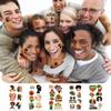 10 Sheets Juneteenth Day Temporary Tattoos,Happy Juneteenth Party Favor Tattoo Stickers,Freedom Day Stickers Decals for Celebrate Black History Month Africa American Independence Day Supplies view 4