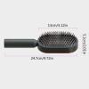 DGFJY Anti-Static Detangler Hair Brush Air Cushion Comb Wide Tooth Scalp Massage Comb Wet & Dry Curly Hair Detangler Brush Hair Brush For Thick Thin Hair Wet & Dry Hair, Black purple view 2