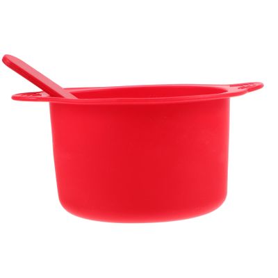 Beatifufu Wax Warmer Bowl for Hair Removal Silicone Pot Melting Wax Bowl Reusable Salon Home Use