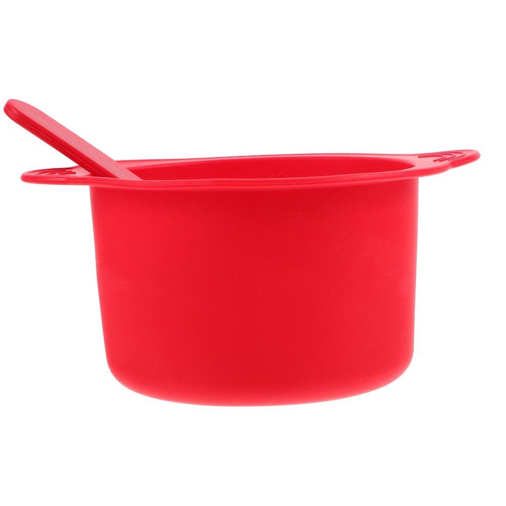 Beatifufu Wax Warmer Bowl for Hair Removal Silicone Pot Melting Wax Bowl Reusable Salon Home Use