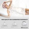 ZIMASILK 22 Momme Mulberry Silk Sleep Cap & 22 Momme Eye Mask for Sleeping,100% Pure Mulberry Silk for Hair and Skin view 2
