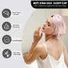 ZIMASILK 22 Momme Mulberry Silk Sleep Cap & 22 Momme Eye Mask for Sleeping,100% Pure Mulberry Silk for Hair and Skin view 3
