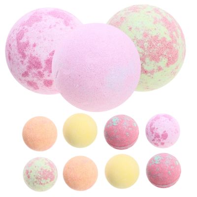 Healeved 12pcs Colorful Spa Bath Balls Moisturizing for Relaxing Soaks for Home and Travel Great Women