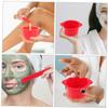 Gogogmee 2sets Wax Melting Bowl for Hair Removal Silicone Wax Warmer Pot Stirrer Sticks Non-stick and Easy to Clean view 3