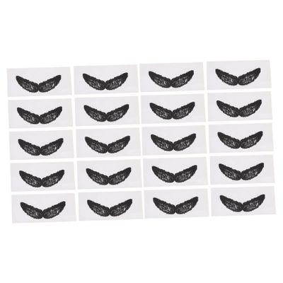 HAKIDZEL 20pcs Nose Wax Hair Remover Strips Facial Hair Remover for Men Easy to Use Beard Shaped