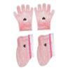Healeved 2pairs Hand Foot Wax Therapy Kit Moisturizing Gloves Foot Covers Paraffin Therapy for Smooth Skin view 1