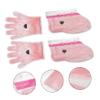 Healeved 2pairs Hand Foot Wax Therapy Kit Moisturizing Gloves Foot Covers Paraffin Therapy for Smooth Skin view 2