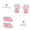 Healeved 2pairs Hand Foot Wax Therapy Kit Moisturizing Gloves Foot Covers Paraffin Therapy for Smooth Skin view 4