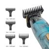 Professional Hair Clippers for Men, Hair Clipper Waterproof Hair Trimmer Cordless Hair Cutting Machine T-Blade Haircut Transparent Zero Cutting Machine view 4