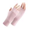 DGFJY Women Fingerless Gloves Uv Protection Gloves UV Shield Gloves Anti Uv Gloves For Gel Driving Gloves Gloves Uv Shi, 148 Pink view 1